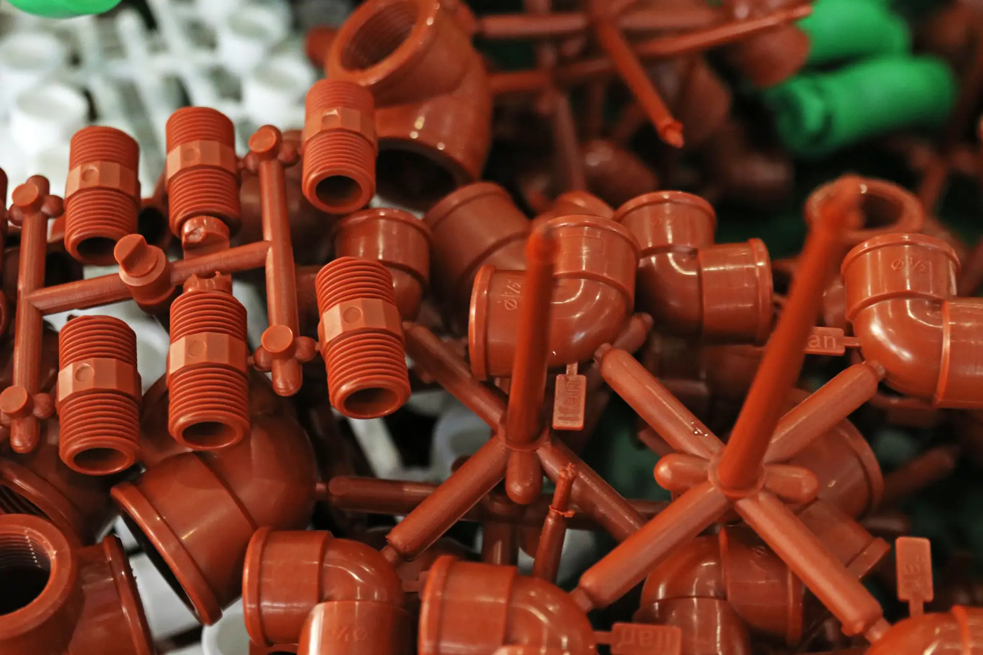 PPH Industrial Piping Background