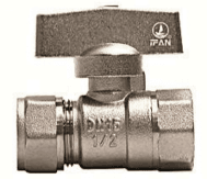PEX valve brass core